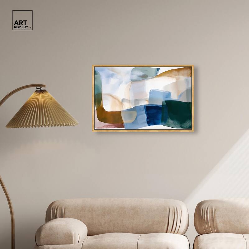 Contoured Calm I Canvas by Art Remedy