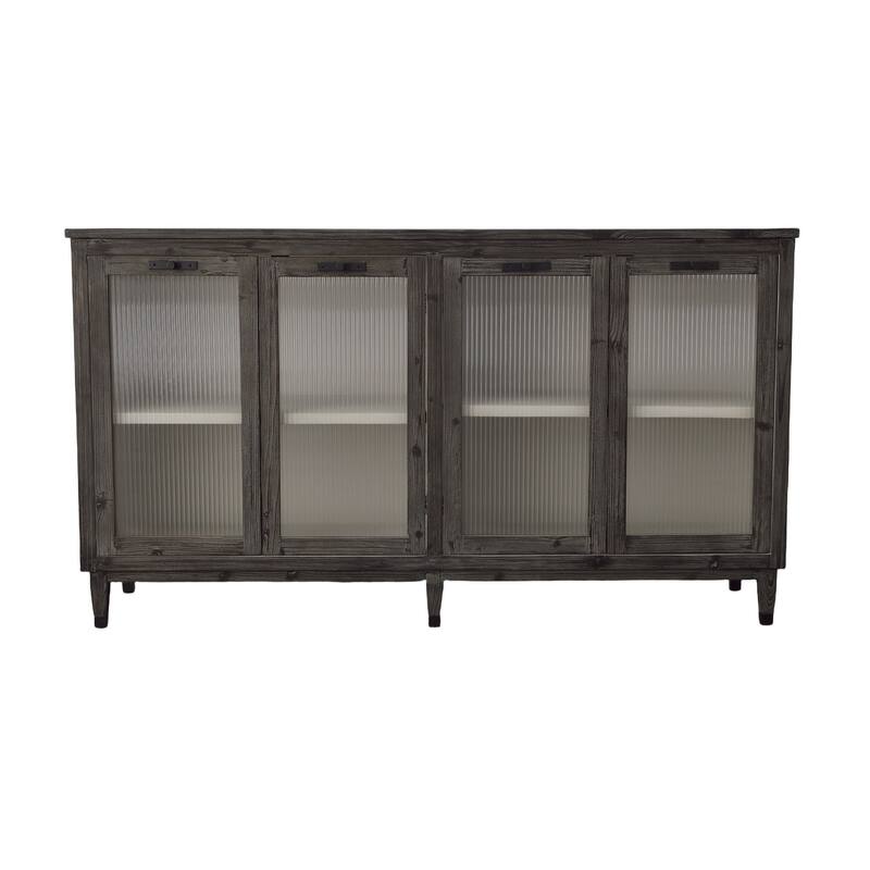 Hartnell 72-inch 4-Door Sideboard, Charcoal