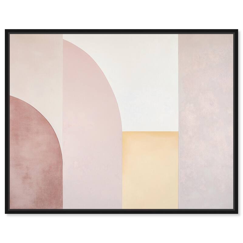 Gentle Color Strength II Canvas by Art Remedy - Black - 36" x 30"