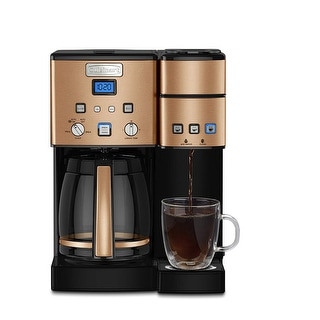 Cuisinart 全自動コーヒーメーカー12カップ Cuisinart SS-15CP 12 Cup Coffee Maker And Single-Serve Brewer