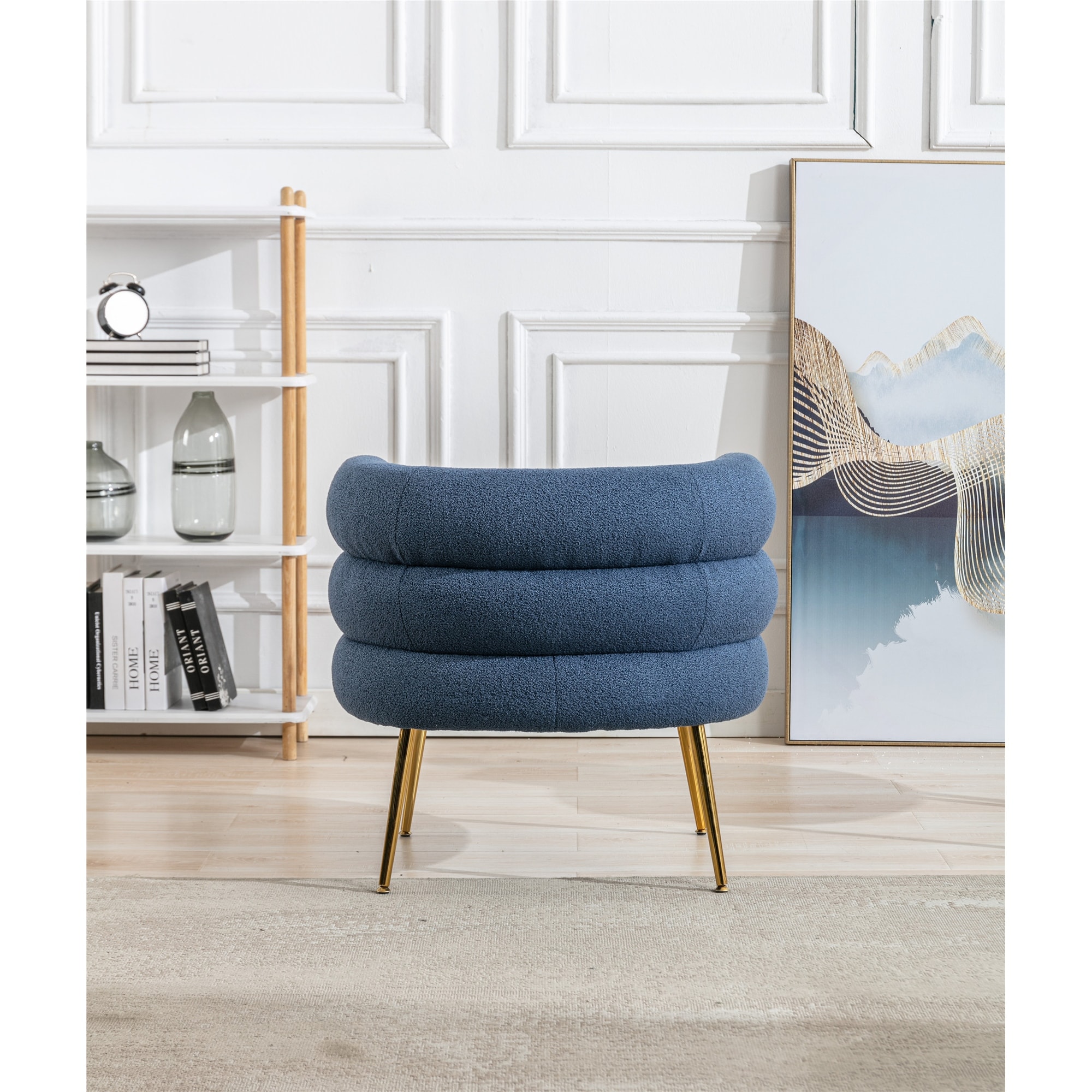 Small navy store chair