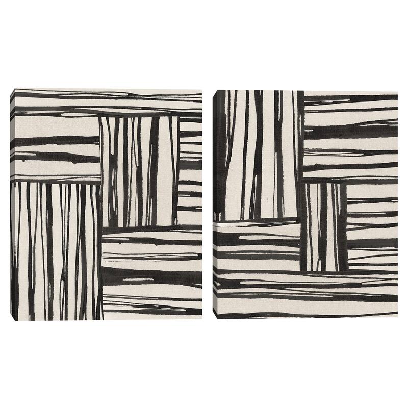 Sentiment Stripes III, IV by Chris Paschke Canvas Art Prints