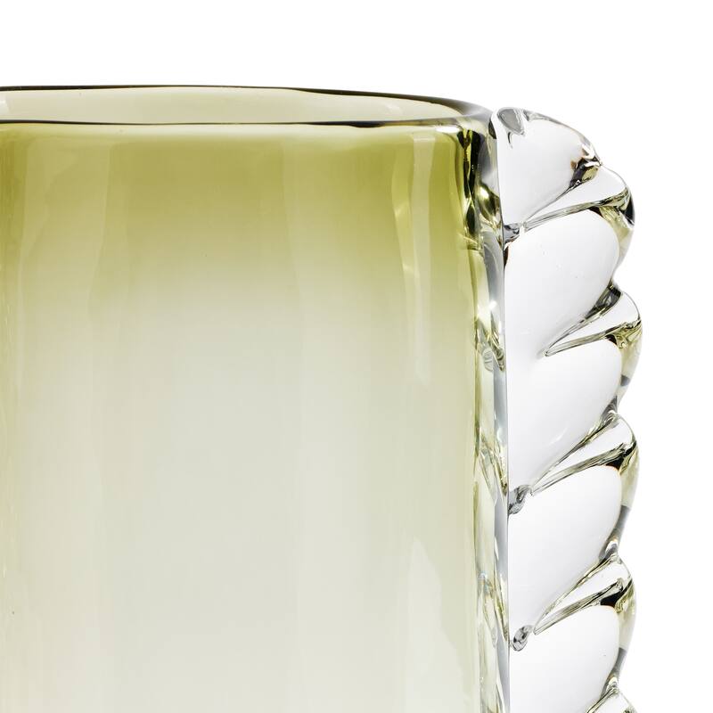 Vintage Braided Glass Vase