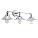 preview thumbnail 63 of 176, JONATHAN Y Florence Metal Shade Sconce 3-Light - Chrome