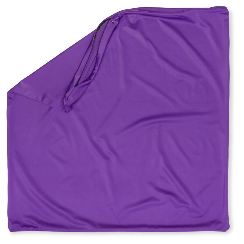 Throw Pillow Cozy Soft Microbead Dark Lavendar: 1 Pc - ~ Cover 22 x 22