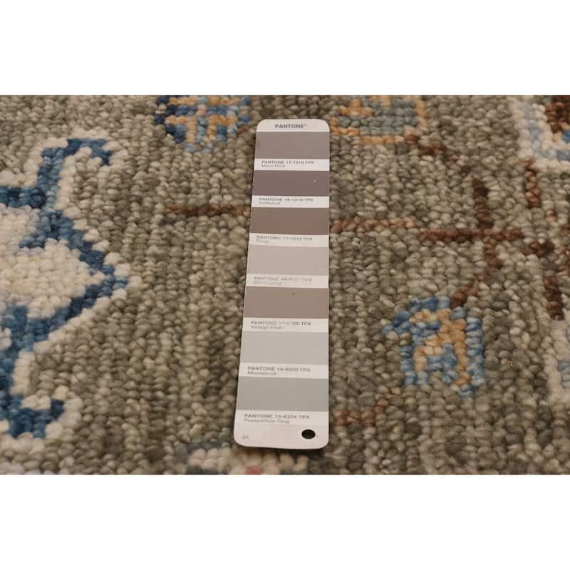 ECARPETGALLERY Hand-knotted Jules Serapi Taupe Wool Rug - 8'2 x 9'8