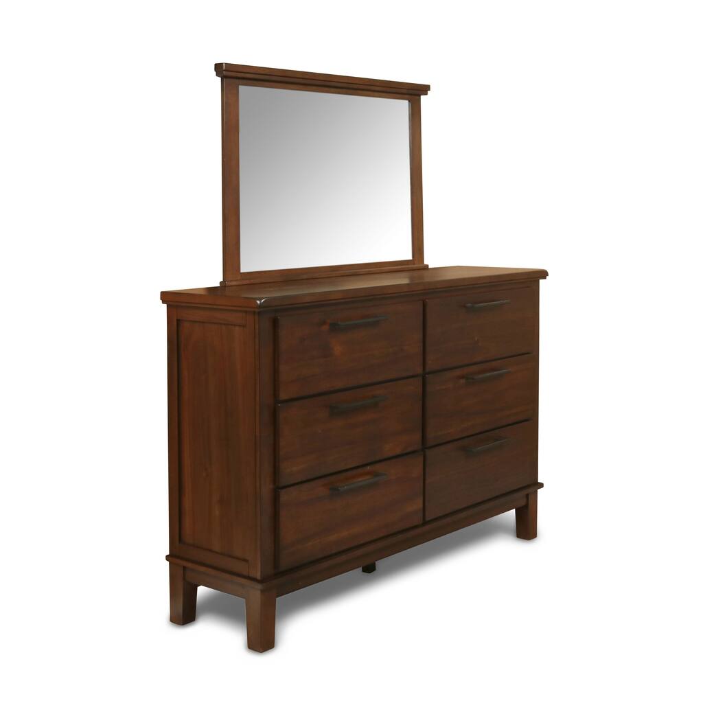 New Classic Furniture Oleson Chestnut 6-Drawer Dresser