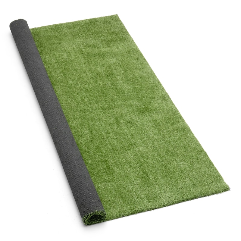 Realistic Grass Alternative: Durable, Pet-Safe Turf Grass Grass Rug