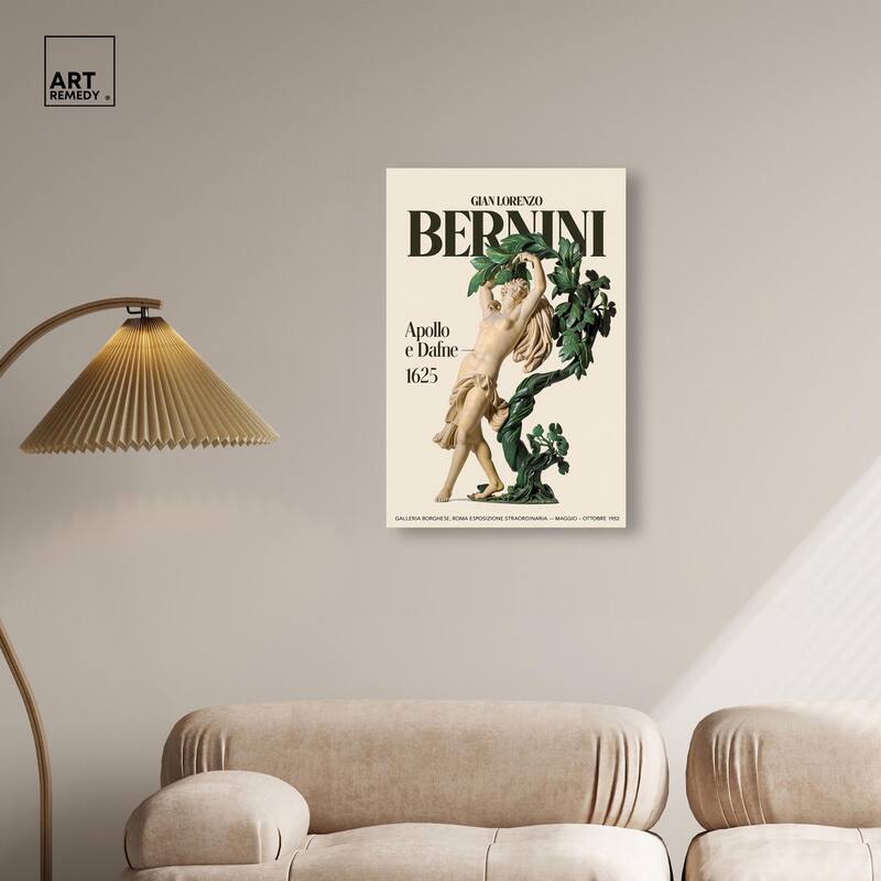 Celebrating Bernini Canvas by Art Remedy, Gallery Wrapped