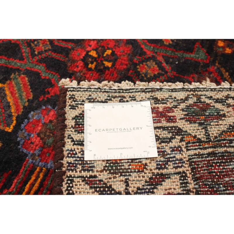 ECARPETGALLERY Hand-knotted Andelz Black Wool Rug - 3'3 x 10'11