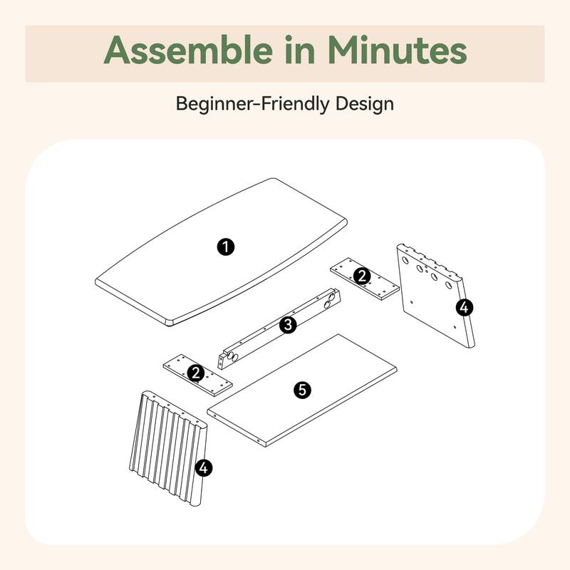 47-Inch Solid Wood Coffee Table, Rustic Coffee Table with Storage