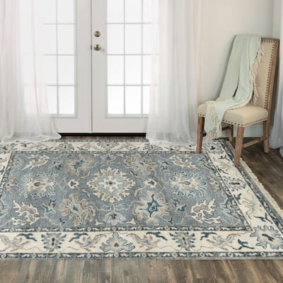 Alora Decor Mila Grey Oriental Hand-tufted Wool Blend Rug