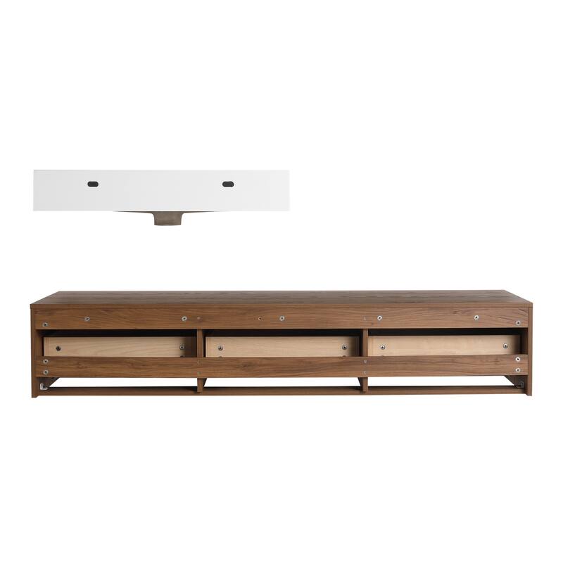 Malwee 30"/60" Floating Bathroom Vanity, Wall Mounted Bathroom Vanity with Single/Double Sink and Soft Close Drawers