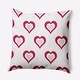 preview thumbnail 1 of 26, Burnin' Love Valentines Day Decorative Throw Pillow 16" x 16" - Bold Pink