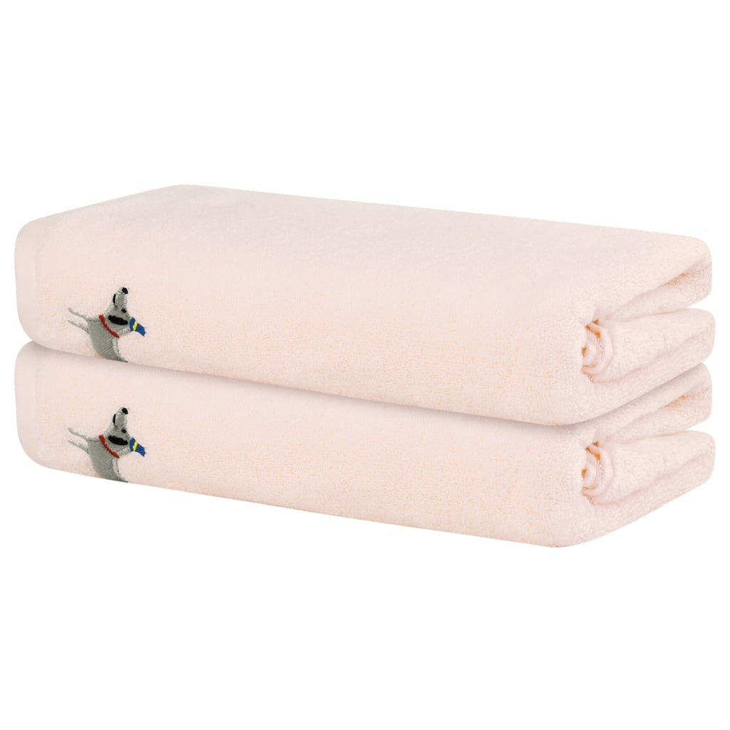 Cotton 2 Pack Bath Towels Set, Large Towels, Absorbent Quick Dry and Lightweight Towels for Bathroom 24" x 48"