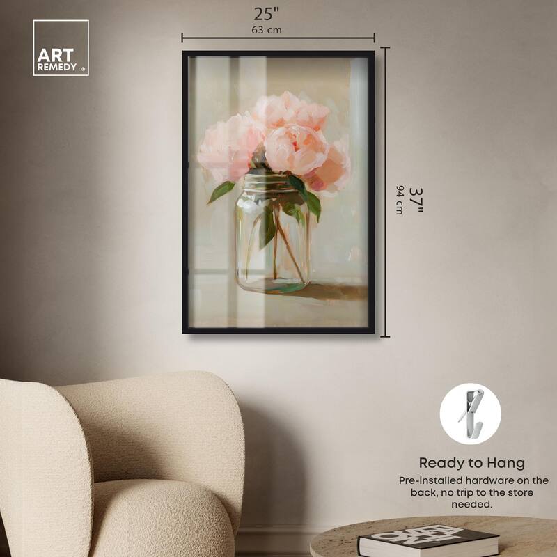 Jar of Petals Shadowbox by Art Remedy