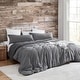 preview thumbnail 1 of 3, Yoga Pants® - Coma Inducer® Oversized Cooling Comforter Set - Steel Gray Oversized King