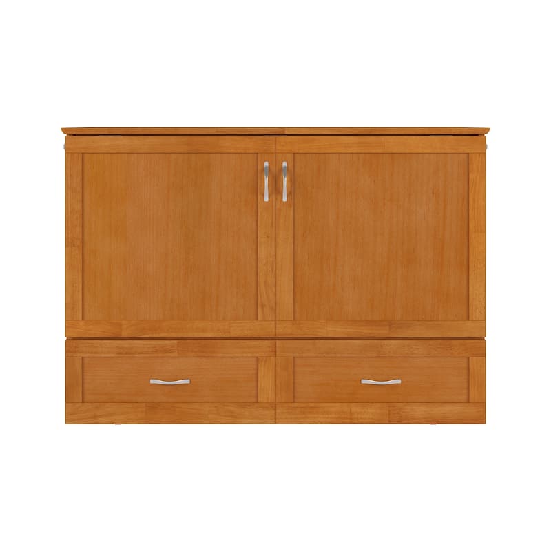 Hamilton Murphy Bed Chest with Mattress and Storage Drawer