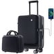 preview thumbnail 12 of 51, Carry-on Luggage 20 Inch Front Open Luggage Lightweight Suitcase