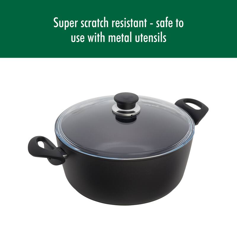 BALLARINI Arezzo by HENCKELS 10-pc Nonstick Cookware Set, Made In Italy - Black