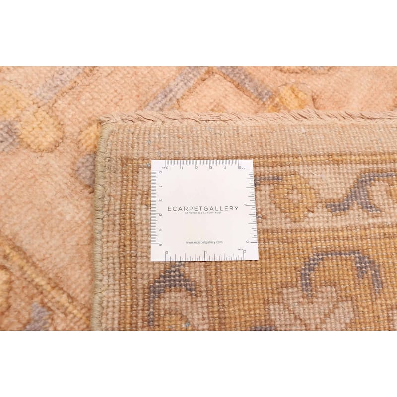 ECARPETGALLERY Hand-knotted Mamluk Copper Silk Rug - 7'9 x 9'9