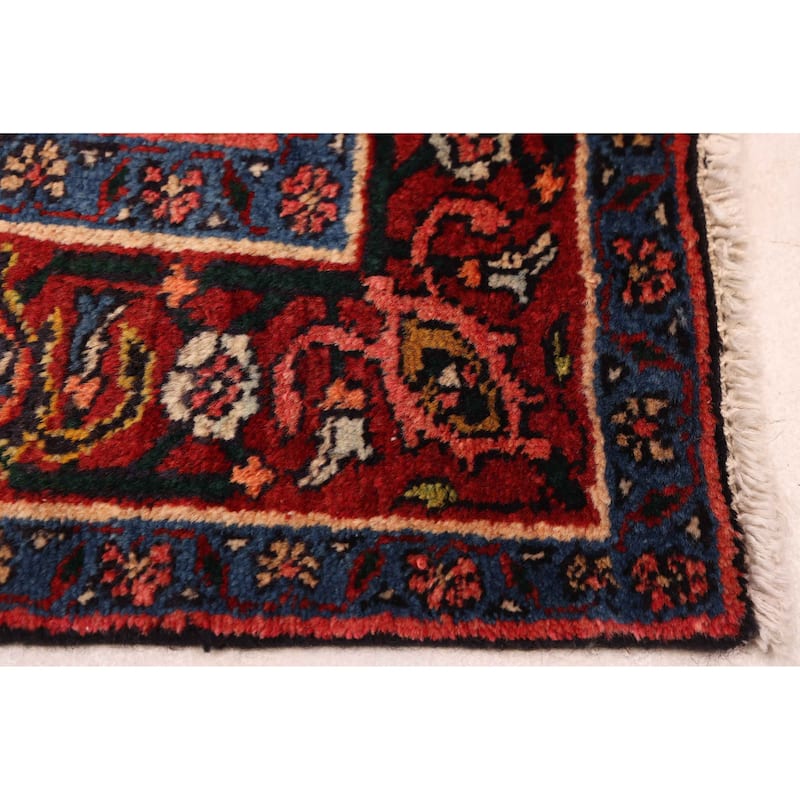 ECARPETGALLERY Hand-knotted Anatolian Vintage Dark Navy Wool Rug - 4'2 x 6'9