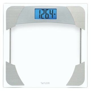 Taylor Bluetooth Smart Body Composition Scale for Body Weight, Charcoal ...