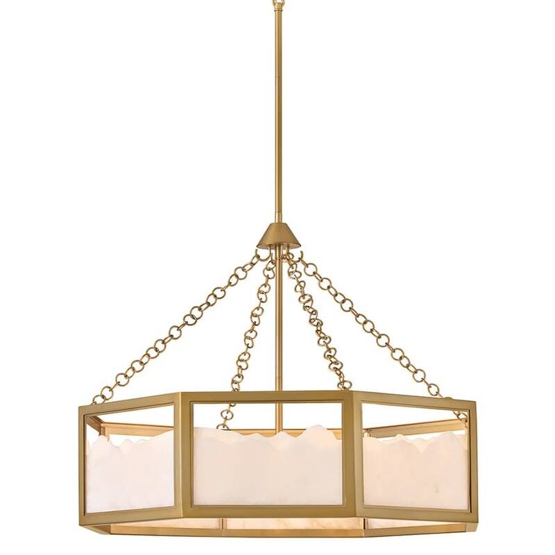 Fredrick Ramond FR41536 Veleta 8 Light 36" Wide Chandelier - Lacquered Brass