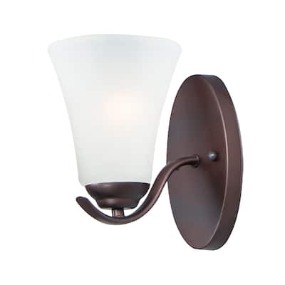 Vital 1-Light 5.5" Wide Oil Rubbed Bronze Vanity Light