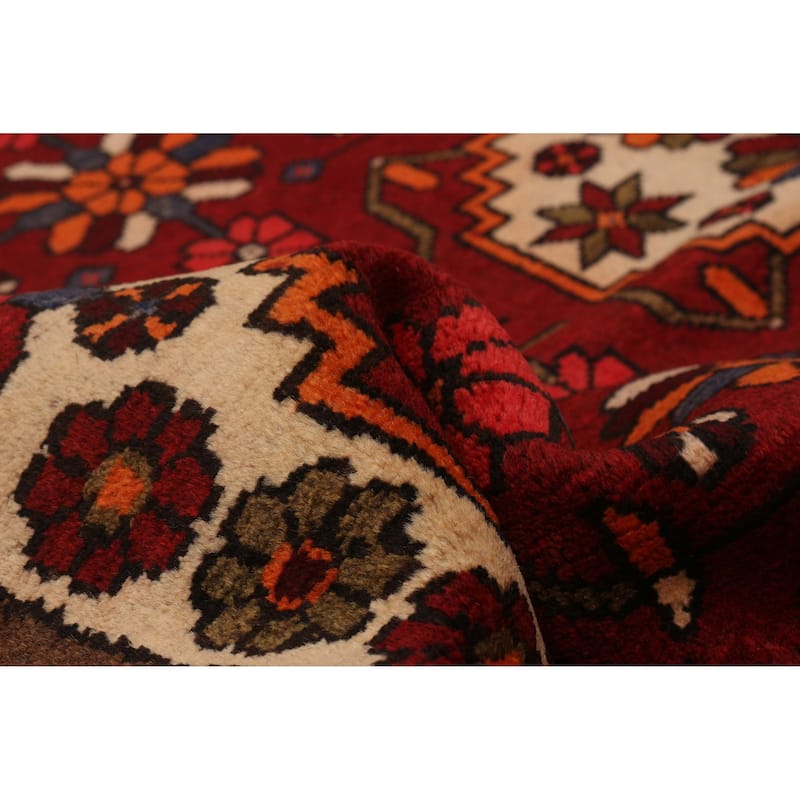 ECARPETGALLERY Hand-knotted Anadol Red Wool Rug - 3'6 x 9'5