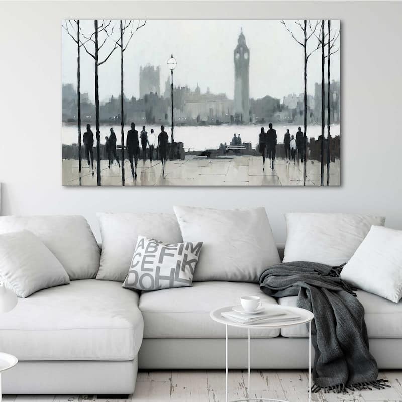 "Morning London " by E. Anthony Orme Print on Canvas