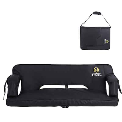 Oversized Foldable Stadium Chairs with Back Support, Thick Padding, and Cushion for Bleachers and Floors