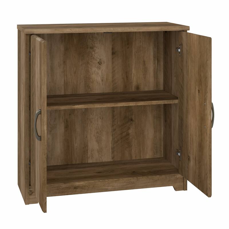 Cabot Small Bathroom Storage Cabinet with Doors by Bush Furniture
