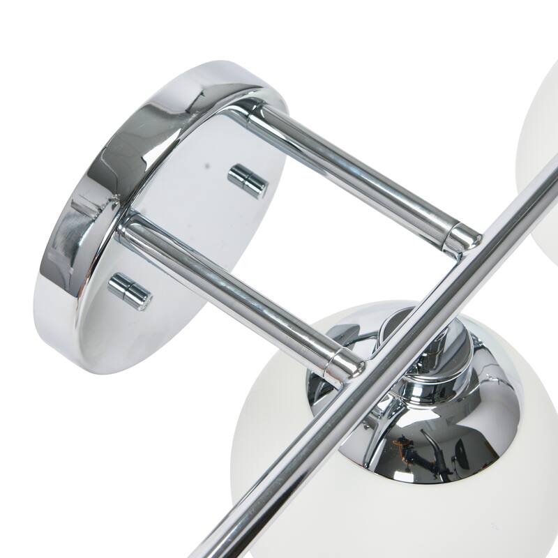 Robert Stevenson Lighting Lorne - Metal and Frosted Glass Vanity Light