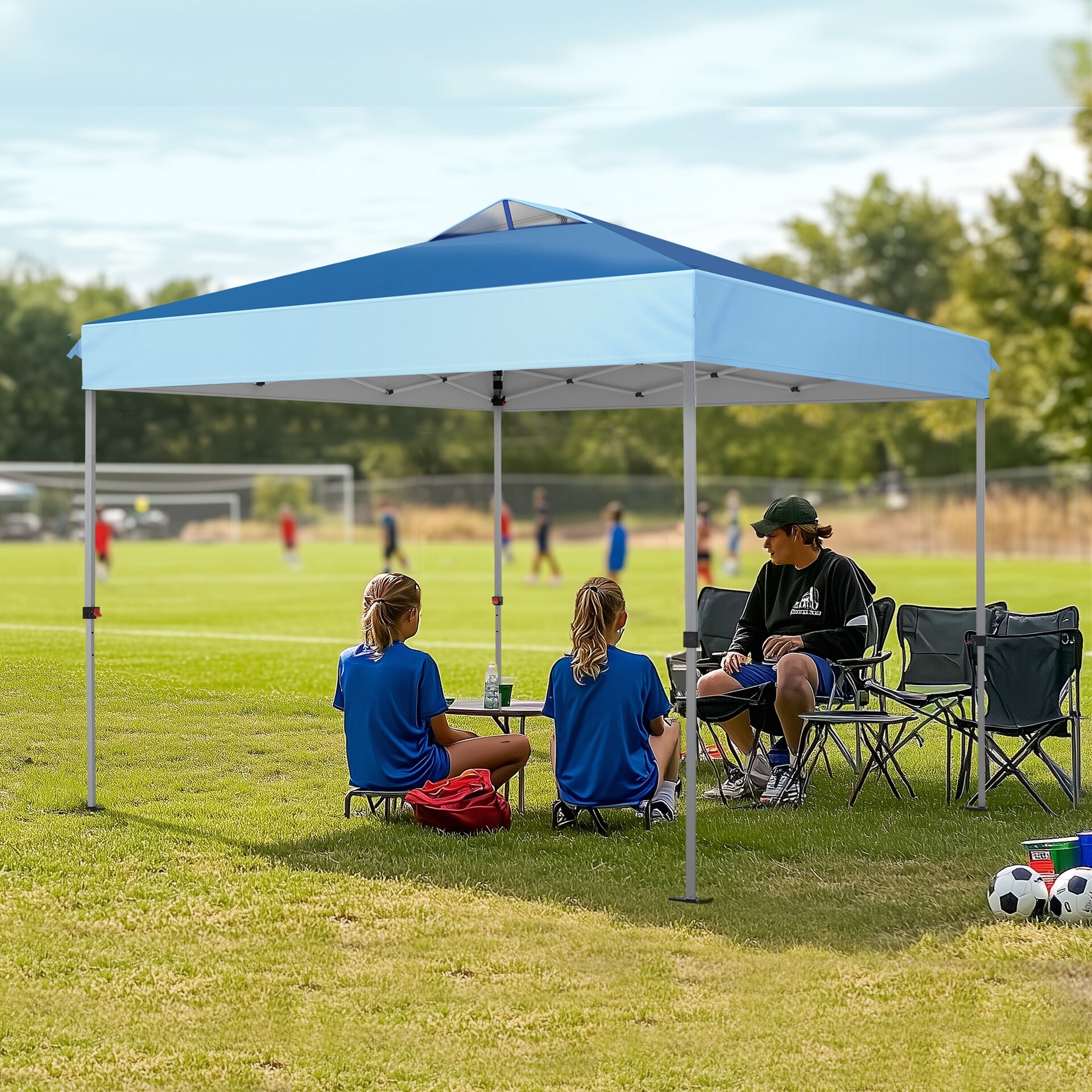 10x10 Pop up Canopy Portable Lightweight FoldingTent Adjustable Height Instant Gazebo Canopy with Wheeled Bag Bed Bath Beyond 30721191