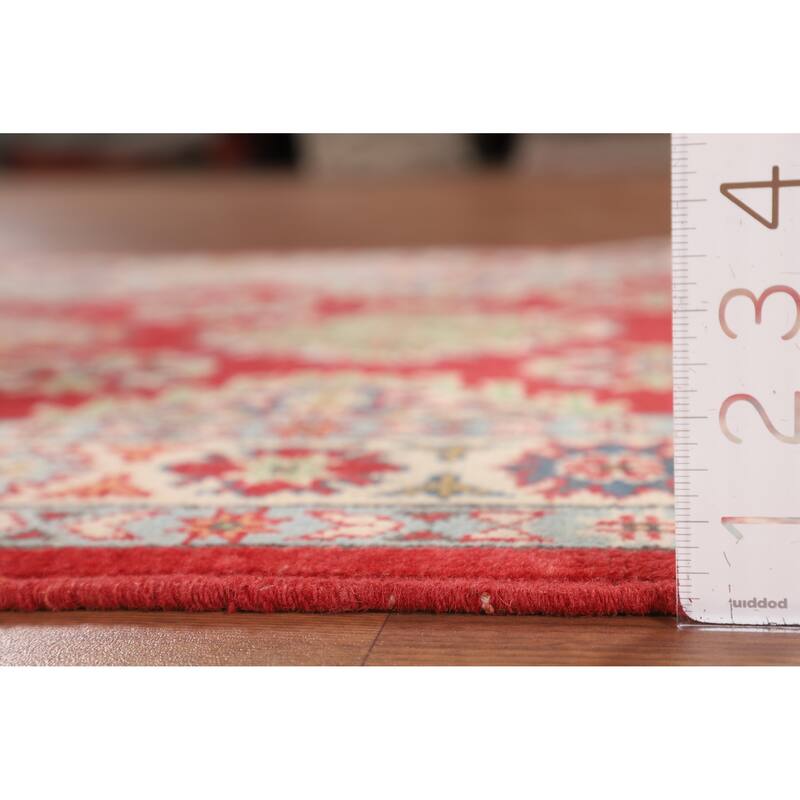 Oriental Kazak Foyer Rug Hand-Knotted Traditional Wool Carpet - 3'2" x 5'1"