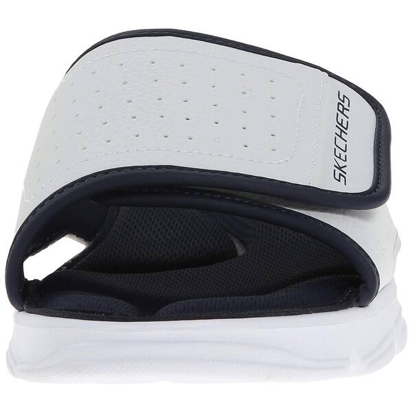 Shop Skechers Sport Men S Wind Swell 51314 Sandal White Navy 10 M Us Overstock 25754222