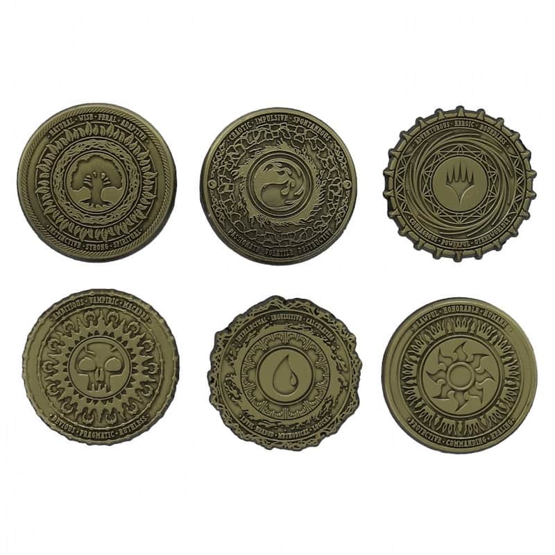 Magic: The Gathering Limited Edition Mana Symbol Pin Badges (Set of 6)