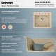 preview thumbnail 19 of 59, Karran Top Mount 25 in. Single Bowl Quartz Kitchen Sink Kit
