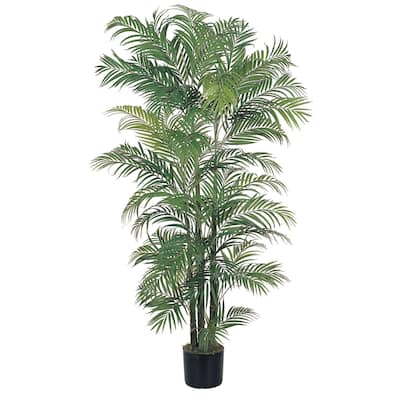 Nearly Natural 6' Areca Silk Palm Tree