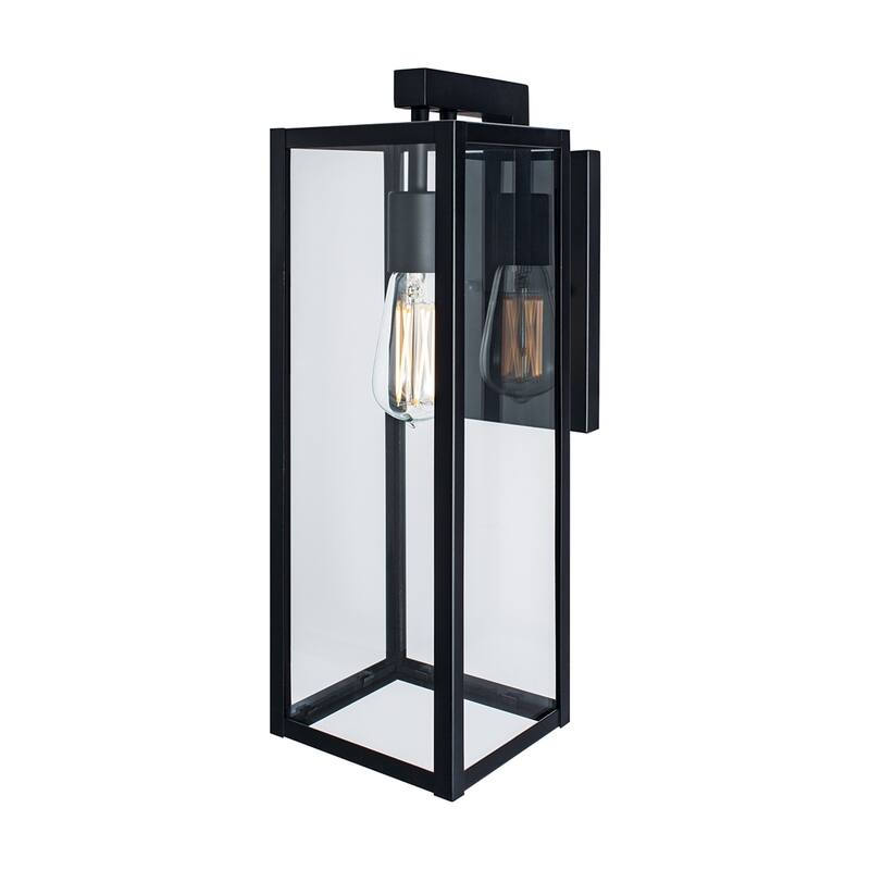 Elk Home Capture Matte Black 1 Light Outdoor Wall Sconce