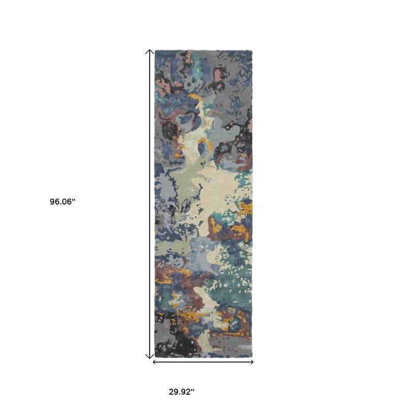 HomeRootsAbstract Industrial Rectangle Area Rug