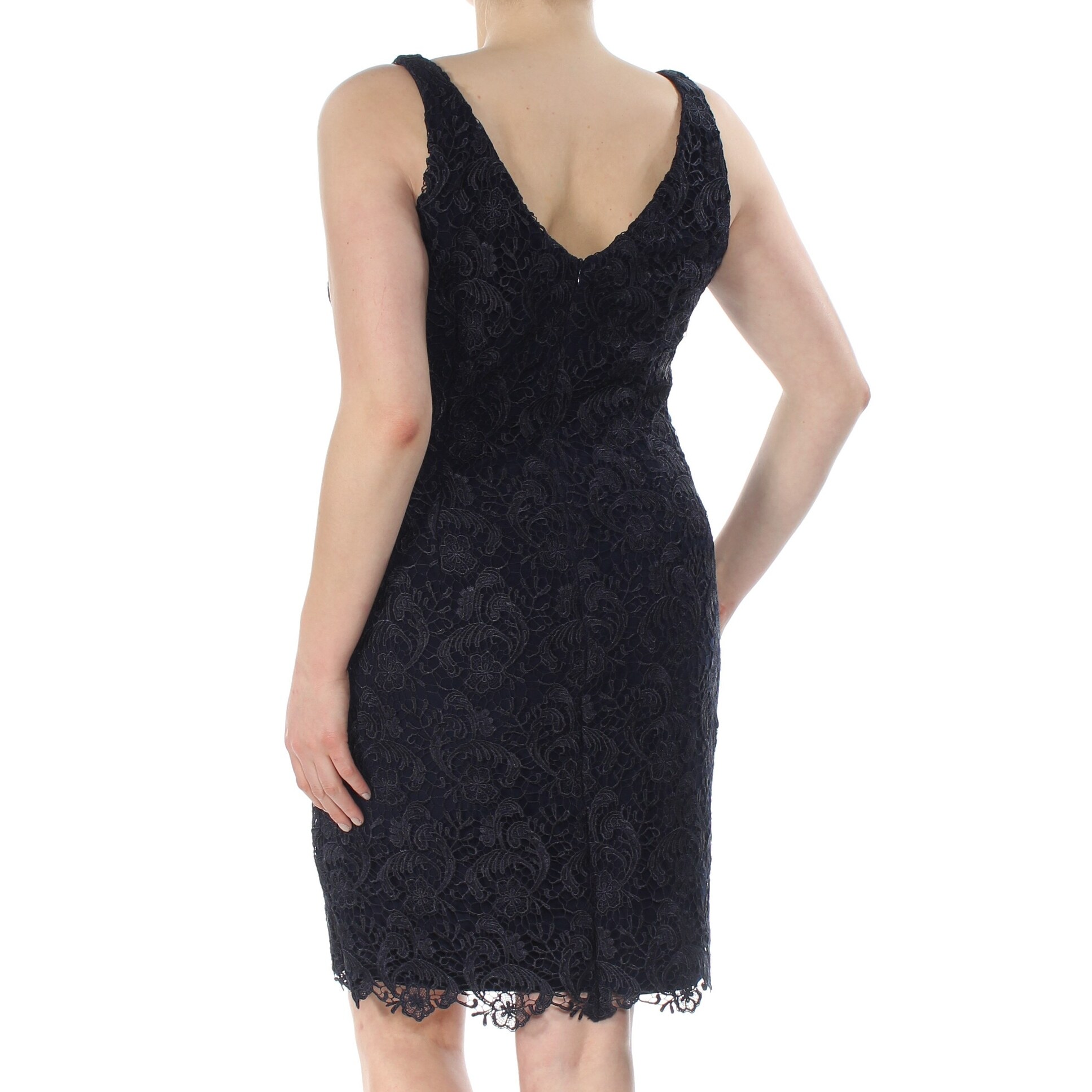 navy lace dress size 18