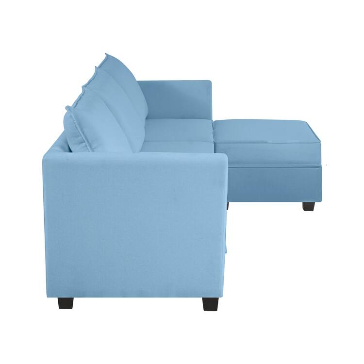 Modern DIY Collection - Convertible Modular Sectional Sofa - Linen Sofa Couch for Living Room Apartment Office