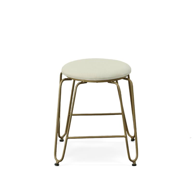 Carolina Living Morrissey 18" Vanity Stool - 18-inch