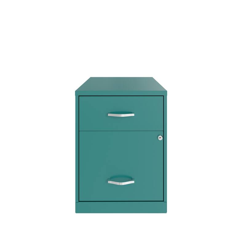 Space Solutions 18" Deep 2 Drawer Letter Width Vertical File Cabinet with Accessory Drawer