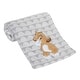 preview thumbnail 1 of 3, Lambs & Ivy Disney Baby THE LION KING Gray Fleece Appliqued Baby Blanket