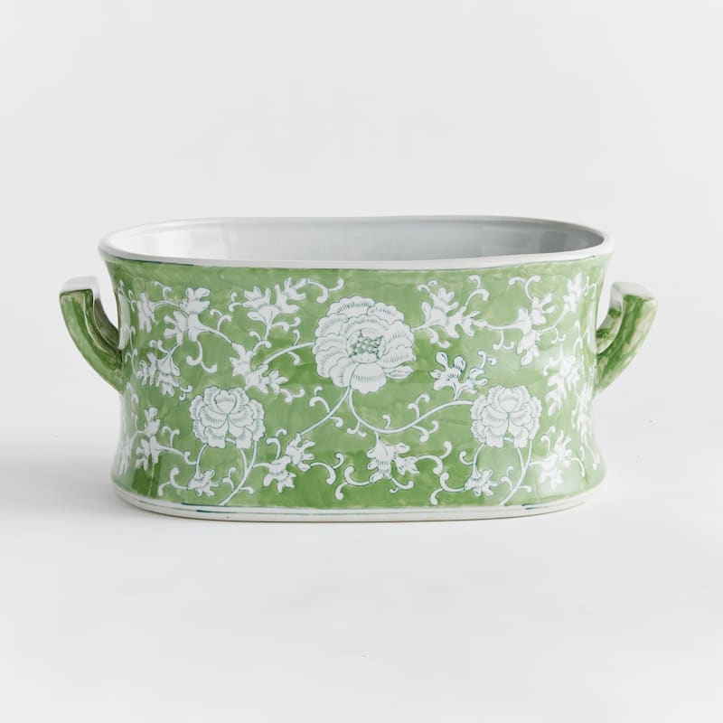 Imperial Chinoiserie Lotus Planter