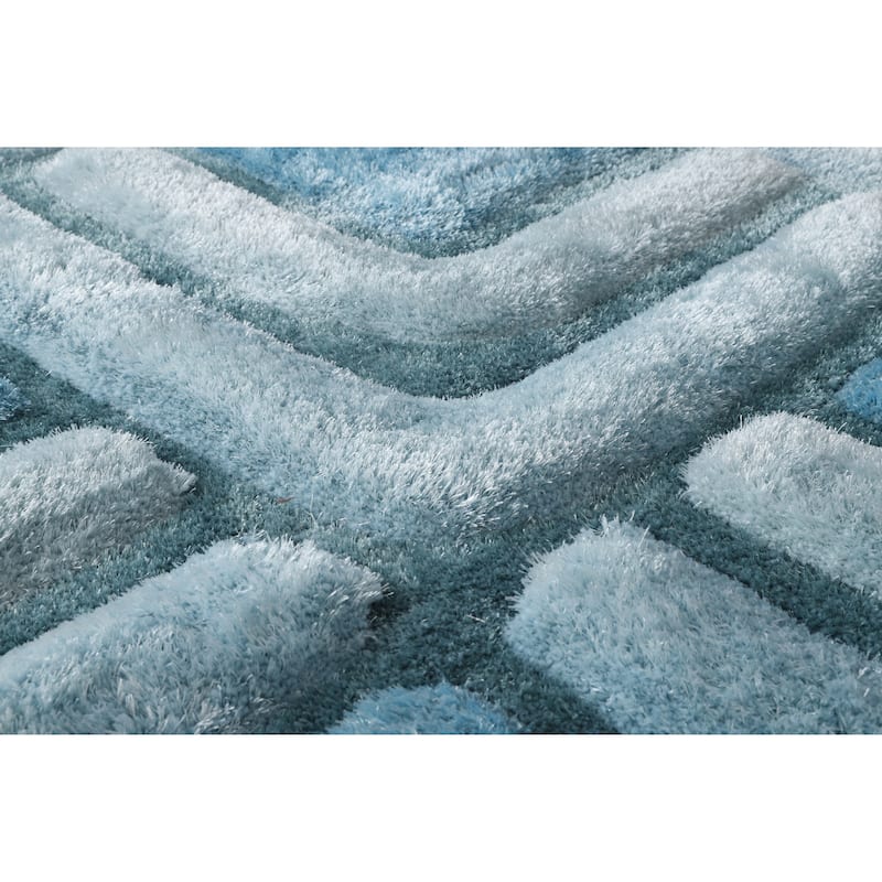 Mateos Shag Contemporary Designed Area Rug