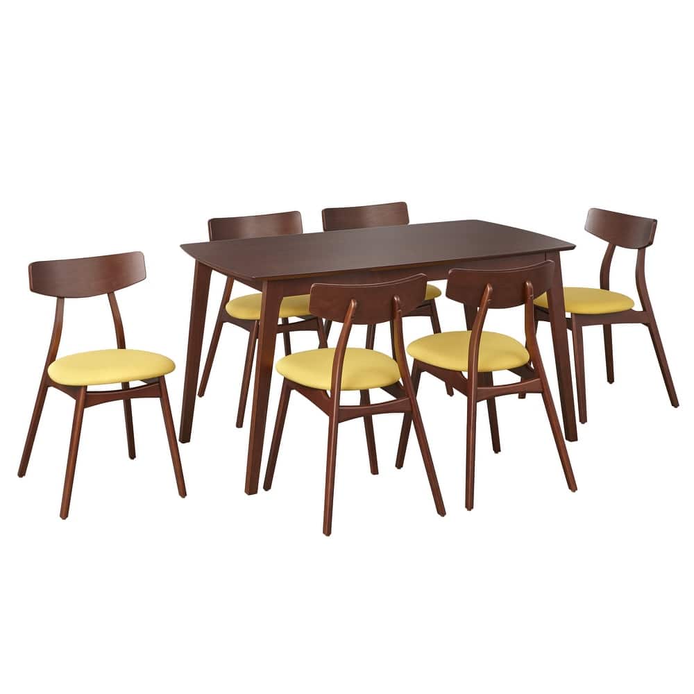 Simple Living Solid Beechwood Cadiz 7-piece Dining Set